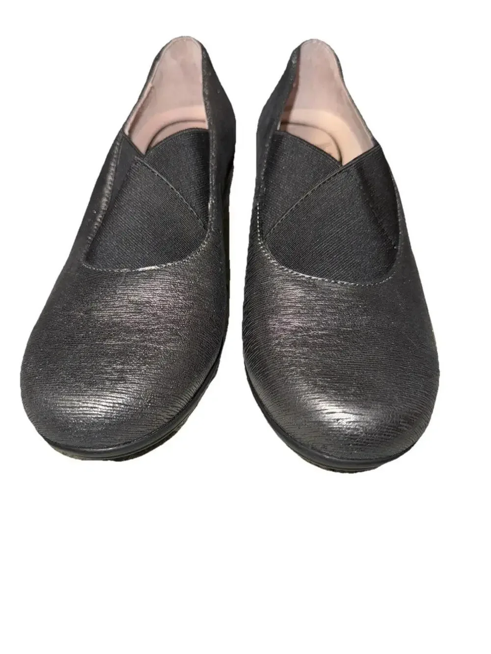 Dansko Ann Black Stretch Slip-On Loafer Flats Shoes Euro 37 SZ 6.5-7 Comfort